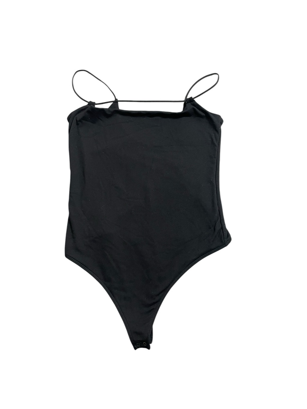 Abercrombie & Fitch Black Spaghetti-Strap Bodysuit